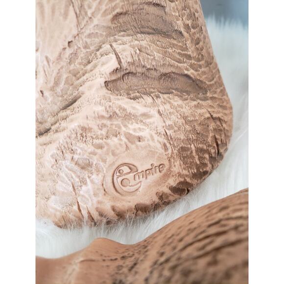 READ Vintage 3‎ Set Christmas Nativity Blow Mold Empire Plastic Wood Grain 18" - Picture 12 of 12